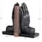9.5" Black Polystone Hand Bookends, 2ct.